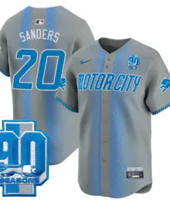 Detroit Lions Nike 90th Year Patch Vapor Premier Limited Stitched Jersey - Black - Image 29