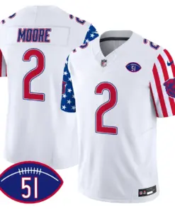 Chicago Bears Nike American Style Vapor Limited Stitched Jersey - White - Image 5