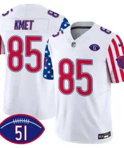 Chicago Bears Nike American Style Vapor Limited Stitched Jersey - White - Image 7