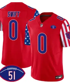 Chicago Bears Nike American Style Vapor Limited Stitched Jersey - White - Image 10