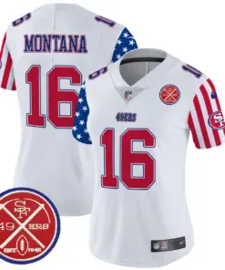 San Francisco 49ers Nike Women's American Style Vapor Limited Stitched Jersey - White - Image 8