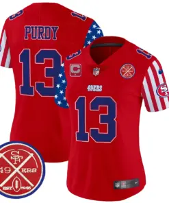 San Francisco 49ers Nike Women's American Style Vapor Limited Stitched Jersey - White - Image 14