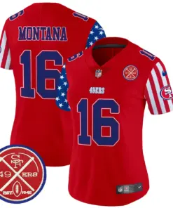 San Francisco 49ers Nike Women's American Style Vapor Limited Stitched Jersey - White - Image 19