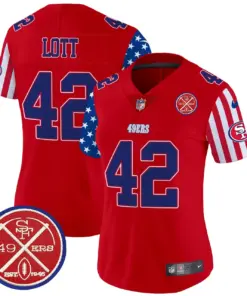 San Francisco 49ers Nike Women's American Style Vapor Limited Stitched Jersey - White - Image 20