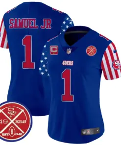 San Francisco 49ers Nike Women's American Style Vapor Limited Stitched Jersey - White - Image 24