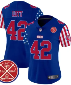 San Francisco 49ers Nike Women's American Style Vapor Limited Stitched Jersey - White - Image 31