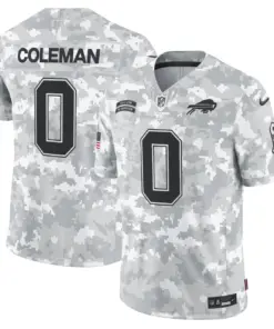 Allen Buffalo Bills Nike 2024 Salute to Service Vapor Limited Stitched Jersey - Arctic Camo All Stitched - Gray - Image 7