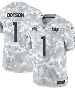 Mclaurin Washington Commanders Nike 2024 Salute to Service Vapor Limited Stitched Jersey - Arctic Camo All Stitched - Gray - Image 5