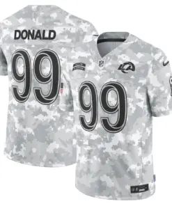 Los Angeles Rams Nike 2024 Salute to Service Vapor Limited Stitched Jersey - Arctic Camo All Stitched - Grey