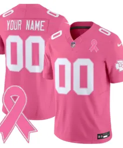 Kansas City Chiefs Nike Custom Stitched Jersey - Pink