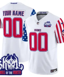 American Style Minnesota Vikings Nike Vapor Custom Limited Stitched Jersey - White