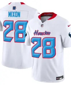 Houston Texans Nike 2024 Vapor Limited Stitched Jersey V4 - Powder Blue - Image 19
