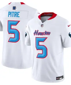 Houston Texans Nike 2024 Vapor Limited Stitched Jersey V4 - Powder Blue - Image 24