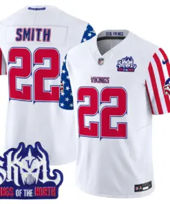 Minnesota Vikings Nike American Style Vapor Limited Stitched Jersey - White - Image 7