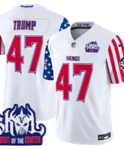 Minnesota Vikings Nike American Style Vapor Limited Stitched Jersey - White - Image 10