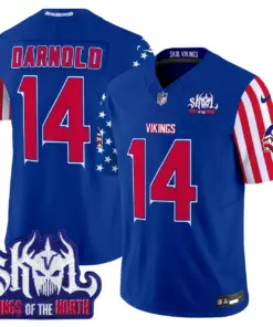 Minnesota Vikings Nike American Style Vapor Limited Stitched Jersey - White - Image 21