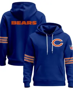 Chicago Bears Nike Pullover Hoodie - Royal Blue