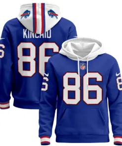 Buffalo Bills Nike 2024 Pullover Hoodie - Royal Blue - Image 6