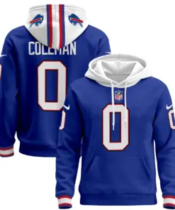 Buffalo Bills Nike 2024 Pullover Hoodie - Royal Blue - Image 7