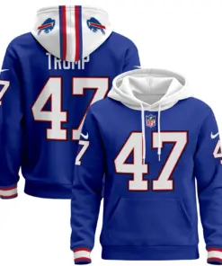 Buffalo Bills Nike 2024 Pullover Hoodie - Royal Blue - Image 8