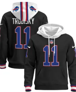 Buffalo Bills Nike 2024 Pullover Hoodie - Royal Blue - Image 11