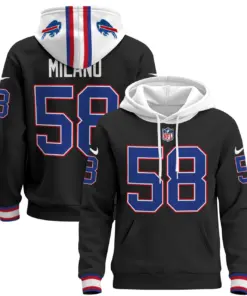 Buffalo Bills Nike 2024 Pullover Hoodie - Royal Blue - Image 13