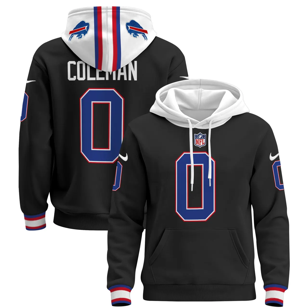 Buffalo Bills Nike 2024 Pullover Hoodie - Royal Blue - Image 15