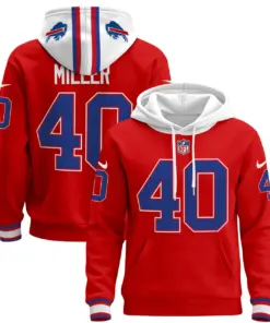 Buffalo Bills Nike 2024 Pullover Hoodie - Royal Blue - Image 20