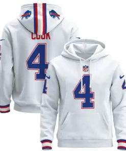 Buffalo Bills Nike 2024 Pullover Hoodie - Royal Blue - Image 26