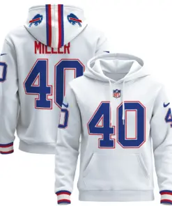 Buffalo Bills Nike 2024 Pullover Hoodie - Royal Blue - Image 28