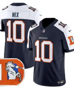 Denver Broncos Nike Throwback Vapor Limited Stitched Jersey - Orange - Image 8