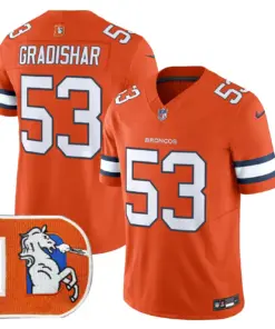 Denver Broncos Nike Throwback Vapor Limited Stitched Jersey - Orange - Image 21