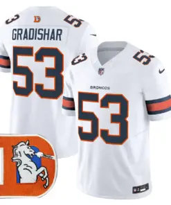 Denver Broncos Nike Throwback Vapor Limited Stitched Jersey - Orange - Image 35