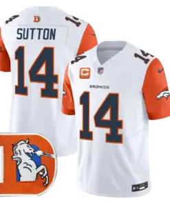 Denver Broncos Nike Throwback Vapor Limited Stitched Jersey - Orange - Image 38