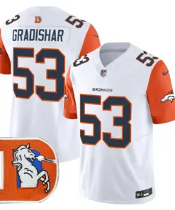 Denver Broncos Nike Throwback Vapor Limited Stitched Jersey - Orange - Image 42