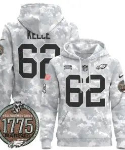 Saquon Barkley Philadelphia Eagles Nike 2024 Salute to Service Establishment Year Patch Pullover Hoodie - White - Image 4