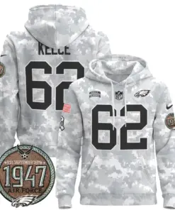 Saquon Barkley Philadelphia Eagles Nike 2024 Salute to Service Establishment Year Patch Pullover Hoodie - White - Image 31