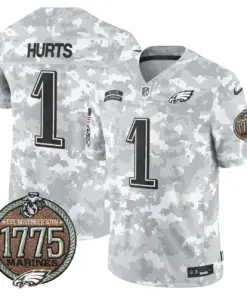 Saquon Barkley Philadelphia Eagles Nike 2024 Salute to Service Establishment Year Patch Vapor Limited Stitched Jersey - Grey - Image 3