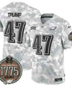 Saquon Barkley Philadelphia Eagles Nike 2024 Salute to Service Establishment Year Patch Vapor Limited Stitched Jersey - Grey - Image 18