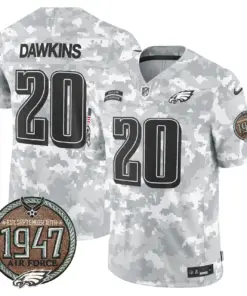 Saquon Barkley Philadelphia Eagles Nike 2024 Salute to Service Establishment Year Patch Vapor Limited Stitched Jersey - Grey - Image 35