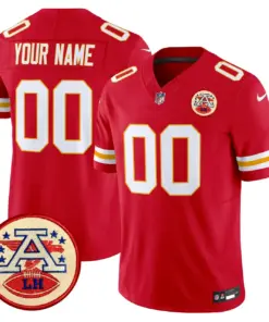 Kansas City Chiefs Nike 2024 Lamar Hunt Patch Vapor Custom Limited Stitched Jersey - Black - Image 6