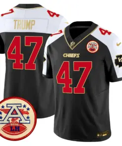 Patrick Mahomes Kansas City Chiefs Nike 2024 Lamar Hunt Patch Vapor Limited Stitched Jersey - Black - Image 8