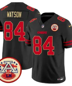 Patrick Mahomes Kansas City Chiefs Nike 2024 Lamar Hunt Patch Vapor Limited Stitched Jersey - Black - Image 37