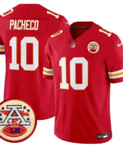 Patrick Mahomes Kansas City Chiefs Nike 2024 Lamar Hunt Patch Vapor Limited Stitched Jersey - Black - Image 44