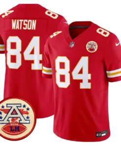 Patrick Mahomes Kansas City Chiefs Nike 2024 Lamar Hunt Patch Vapor Limited Stitched Jersey - Black - Image 45