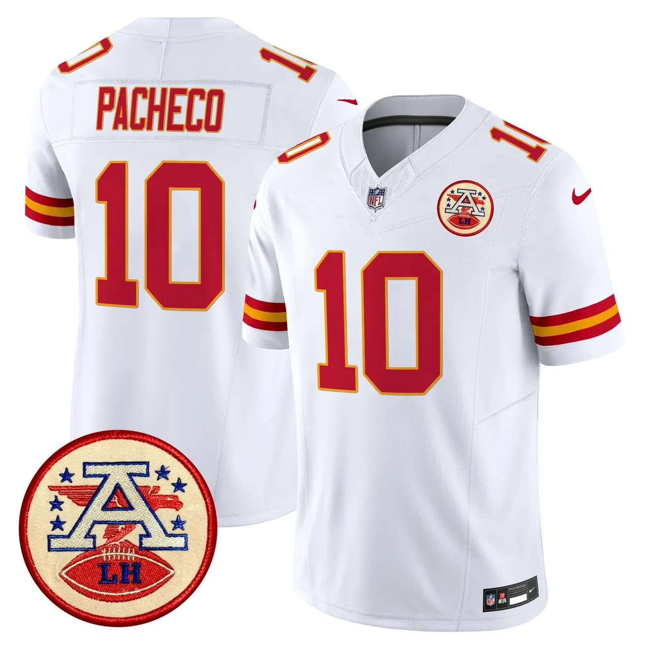 Patrick Mahomes Kansas City Chiefs Nike 2024 Lamar Hunt Patch Vapor Limited Stitched Jersey - Black - Image 52