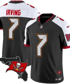 Tampa Bay Buccaneers Nike Florida Patch Vapor Limited Stitched Jersey - Anthracite - Image 7