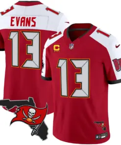 Tampa Bay Buccaneers Nike Florida Patch Vapor Limited Stitched Jersey - Anthracite - Image 9