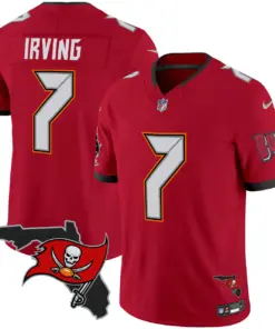 Tampa Bay Buccaneers Nike Florida Patch Vapor Limited Stitched Jersey - Anthracite - Image 21
