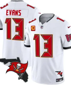 Tampa Bay Buccaneers Nike Florida Patch Vapor Limited Stitched Jersey - Anthracite - Image 23